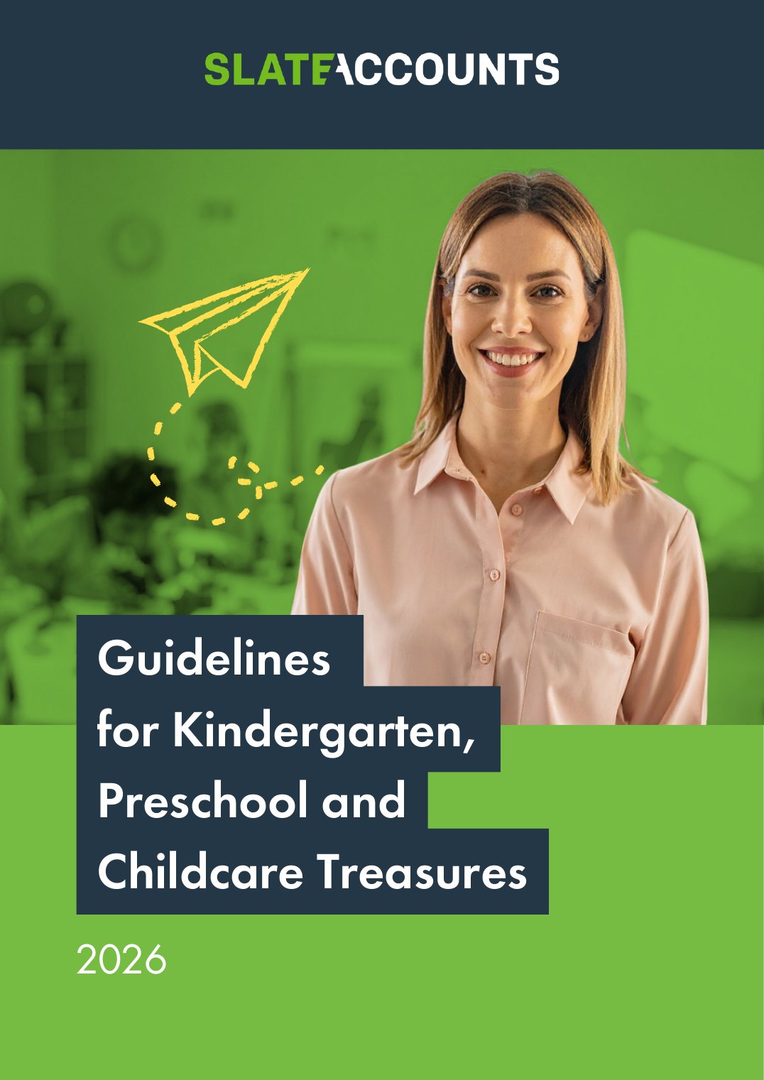 Cover of the Guidelines for Kindergarten, Preschool and Childcare Treasurers 2026
